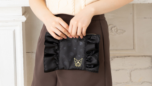 リボン付きマスクandフリルマスクポーチ