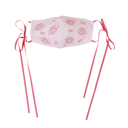 リボン付きマスクandフリルマスクポーチ