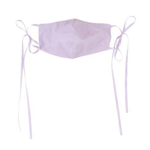 リボン付きマスクandフリルマスクポーチ