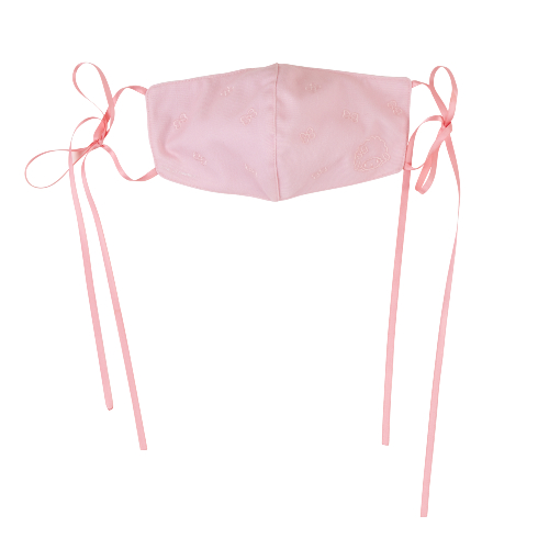 リボン付きマスクandフリルマスクポーチ