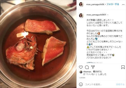 山口もえ 田中裕二 脳梗塞 くも膜下出血 退院 爆笑問題 インスタ