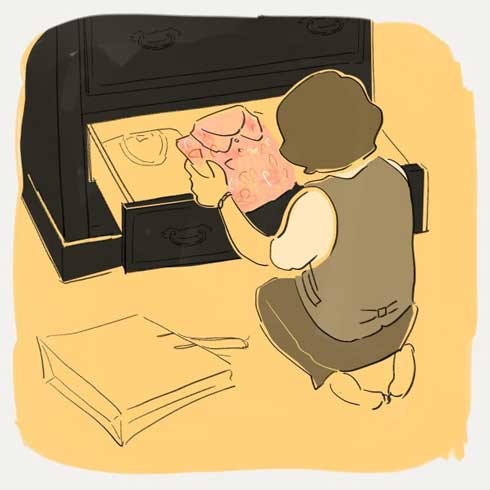 エッセイ 漫画 今日が1番若い日 母 スマートフォン 笑顔