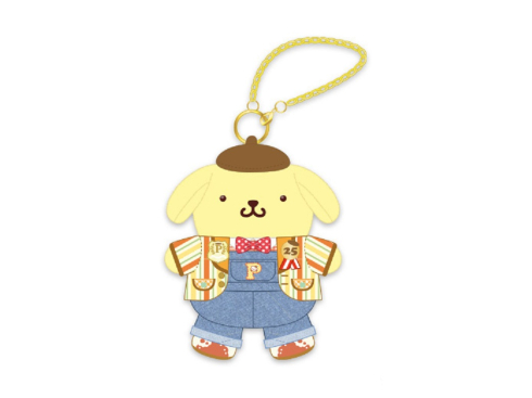 【新品・タグ付き】ポムポムプリン　25周年　マスコット Amazon.co.jp: ポムポムプリン 25周年 帽子 緑 クローバー