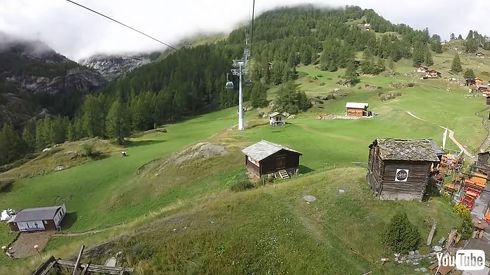 鉄道 海外 YouTube スイス ロープウェイ