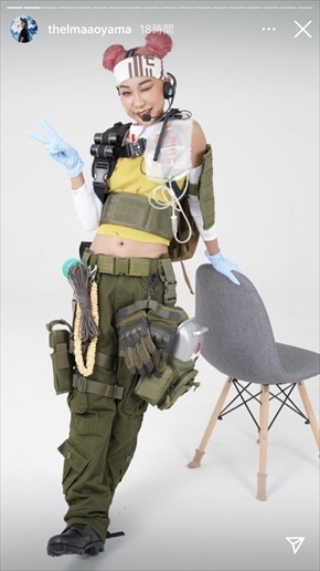青山テルマ エーペックスレジェンズ APEX LEGENDS ライフライン コスプレ 清水翔太 渡辺直美 Instagram
