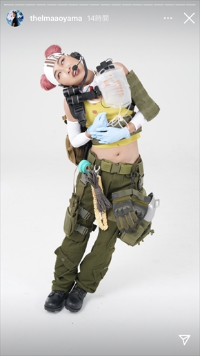 青山テルマ エーペックスレジェンズ APEX LEGENDS ライフライン コスプレ 清水翔太 渡辺直美 Instagram