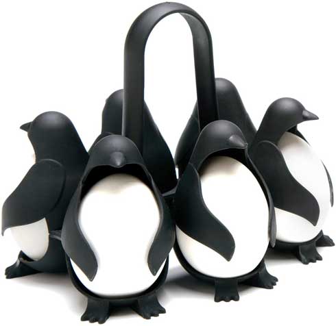 ペンギン ゆで卵 調理器具 オカン 見せに来た かわいい