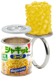定番のシーチキンやみかんがペアリングに！　缶詰リングのカプセルトイに新作登場