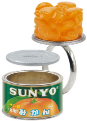 定番のシーチキンやみかんがペアリングに！　缶詰リングのカプセルトイに新作登場