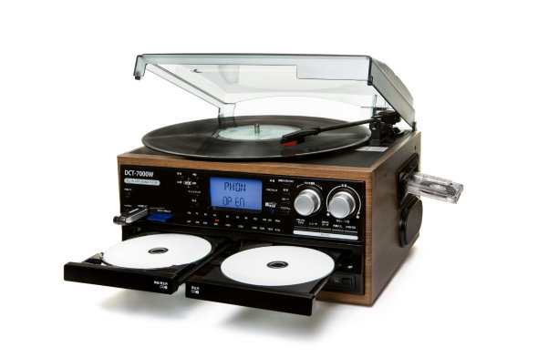 CD カセット レコード SD USB ラジオ 再生 録音