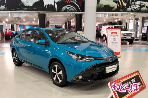 中国 トヨタ レビン中国で