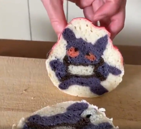 筋肉パン 熊 バレンタイン 腹筋