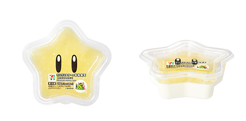 無敵になれそうなスター牛乳寒天！　「スーパーマリオブラザーズ35周年」オリジナルメニューがセブン‐イレブンに登場