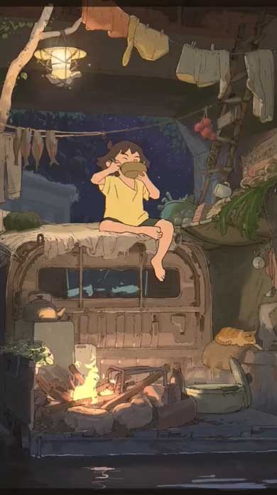 アソビヅクリ 自主制作 アニメ 秘密基地 ガラクタ町 子供の頃の夢 少年