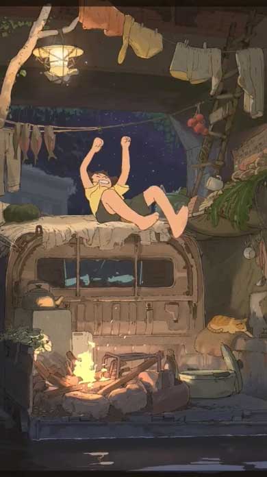 アソビヅクリ 自主制作 アニメ 秘密基地 ガラクタ町 子供の頃の夢 少年