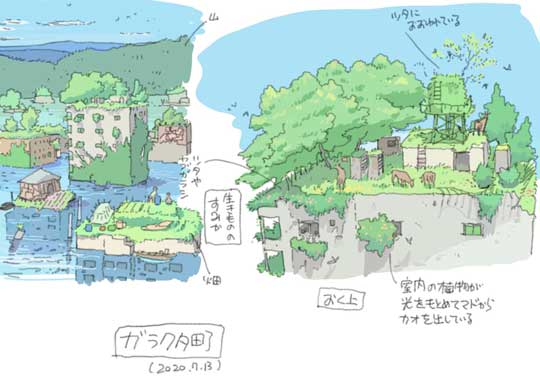 アソビヅクリ 自主制作 アニメ 秘密基地 ガラクタ町 子供の頃の夢 少年
