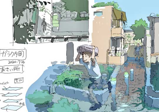 アソビヅクリ 自主制作 アニメ 秘密基地 ガラクタ町 子供の頃の夢 少年