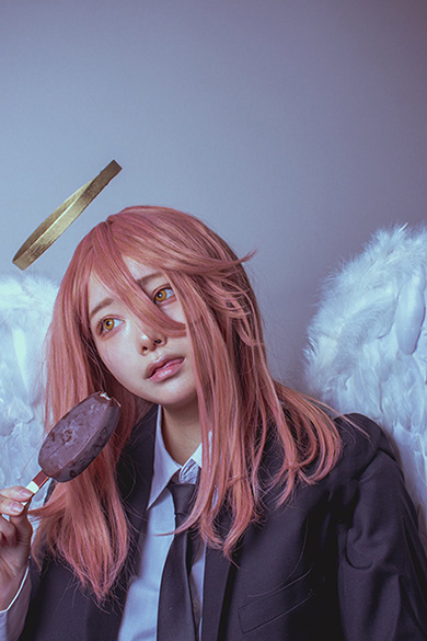 チェンソーマン コスプレ 兴 シン 天使の悪魔くん