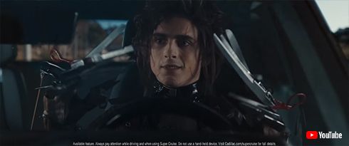 シザーハンズ ティモシー・シャラメ ウィノナ・ライダー ジョニー・デップ リリー・ローズ キャデラック CM 続編 スーパーボウル