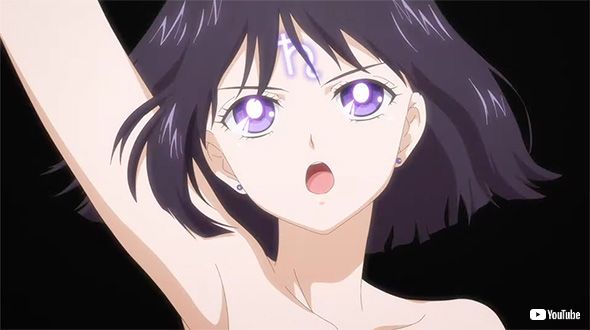 セーラーサターン 変身シーン アニメ 初 セガサターン