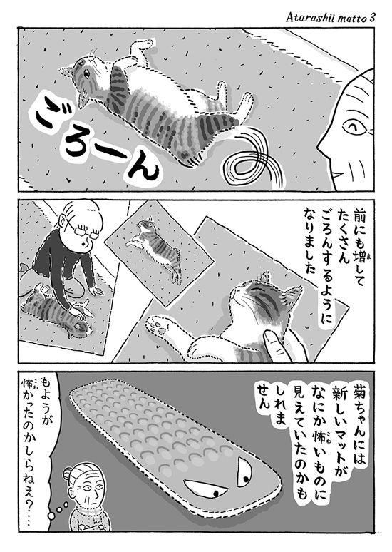 マットをかえたら3
