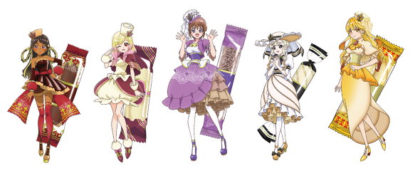 ブルボン ホワイトロリータ 公式擬人化 55周年