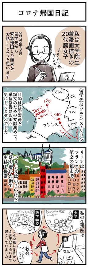 コロナ 帰国日記