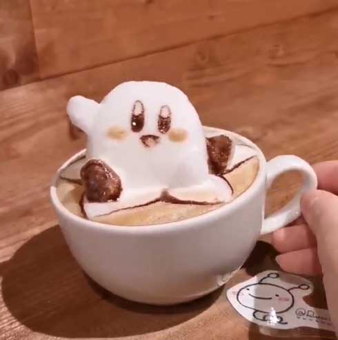 立体 3D ラテアート かわいい 加藤瑠菜 ポケモン ドラえもん カービィ