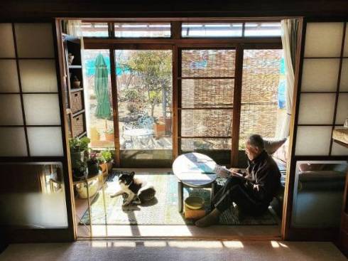 じいちゃんと犬 ノボルとりく 台車ドライブ