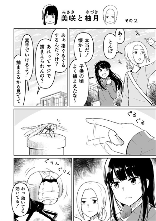 トンボの衝撃的な事件