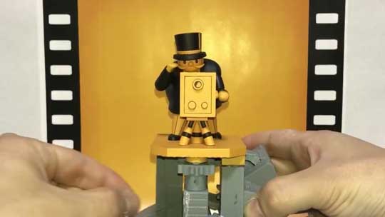 金曜ロードSHOW! オープニング 再現 映写機 おじさん からくり人形