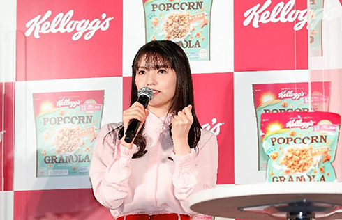 ケロッグ ポップコーングラノラ 高橋愛 道重さゆみ 田中れいな モーニング娘。 プラチナ期 CM LOVEマシーン 替え歌