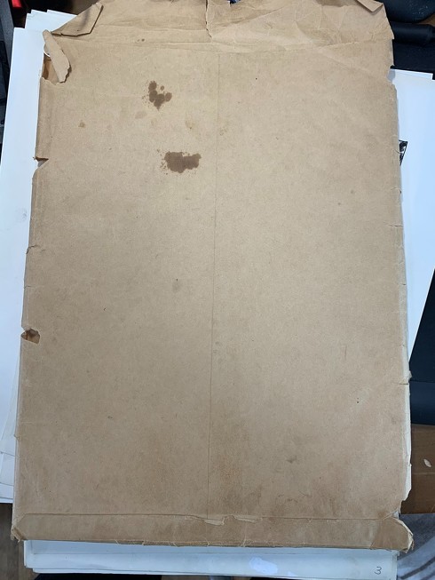 ボロボロの封筒