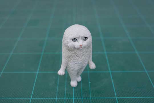 めーちっさい フィギュア 猫 マンガみたいな表情 袋 飛び出す 機動力 カンスト