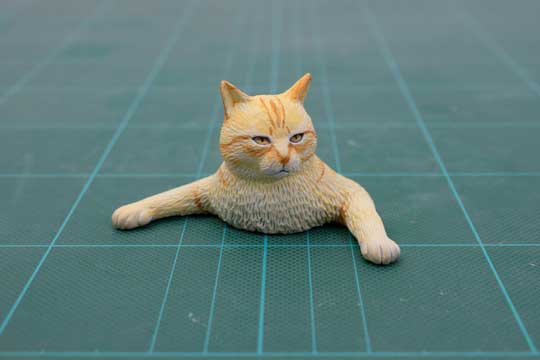 めーちっさい フィギュア 猫 マンガみたいな表情 袋 飛び出す 機動力 カンスト