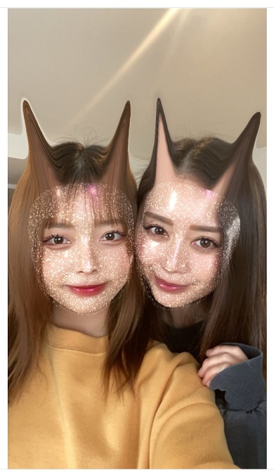 岩隈家 まどか 長女 母娘 2ショット