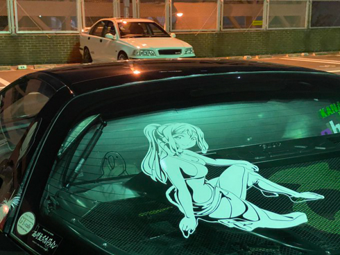 痛車 ラブライブ！サンシャイン!! 松浦果南 NSX