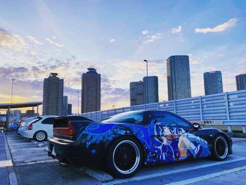 痛車 ラブライブ！サンシャイン!! 松浦果南 NSX