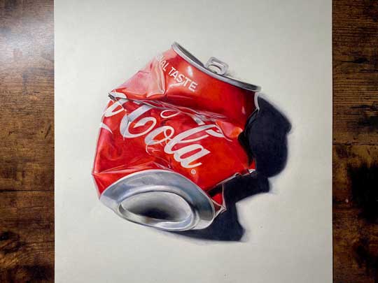 色鉛筆画 堅あげポテト原画