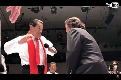 アントニオ猪木 闘魂注入 長州力