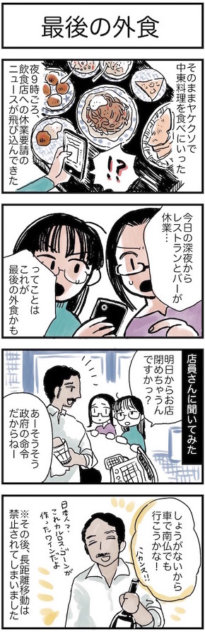 コロナ 帰国日記