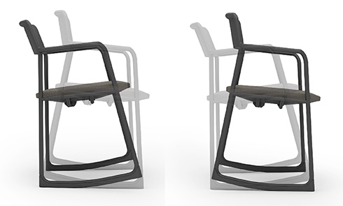 ゆらゆらリラックスや前傾姿勢での作業ができる在宅ワークチェアー　コクヨが「cuna」を発売