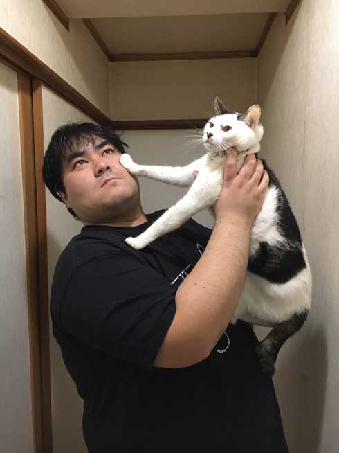 実家 猫 嫌そうな顔 スカート 澤部渡 猫の日