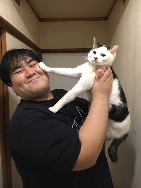 実家 猫 嫌そうな顔 スカート 澤部渡 猫の日