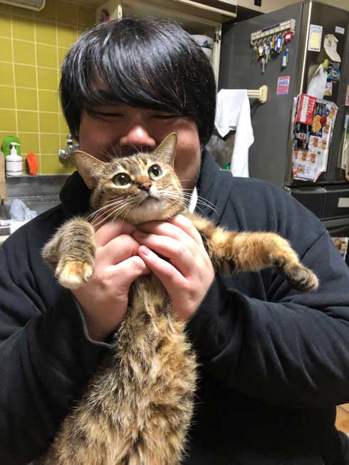 実家 猫 嫌そうな顔 スカート 澤部渡 猫の日