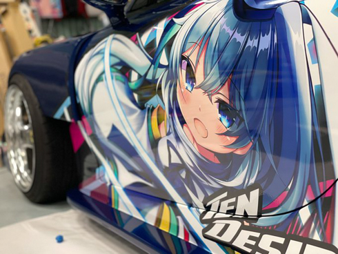 痛車 東方Project 物部布都 RX-7