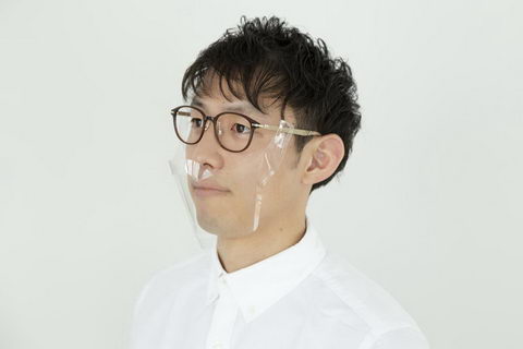 メガネ専用立体透明マスク