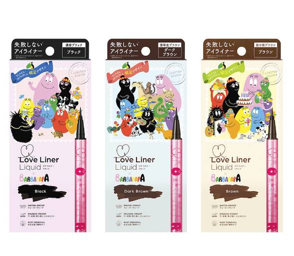 ラブ・ライナー リキッドアイライナー(ブラック、ダークブラウン、ブラウン) 各1600円