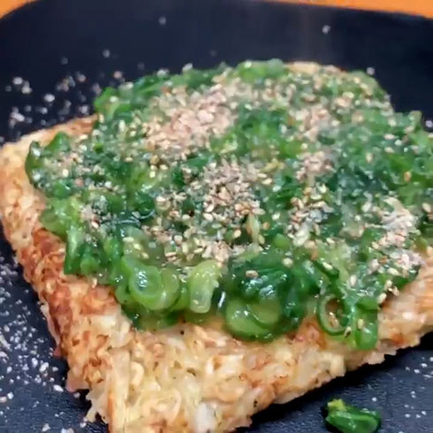 ネギ塩あんかけラーメンハンバーグ