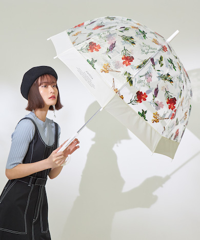 フラワーアンブレラプラスティック